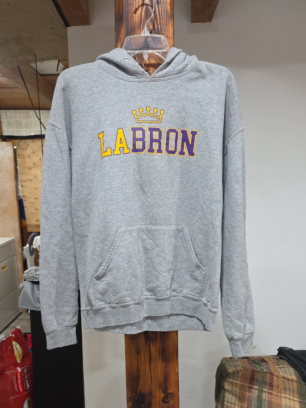 Labron Hooded Pullover Sweatshirt